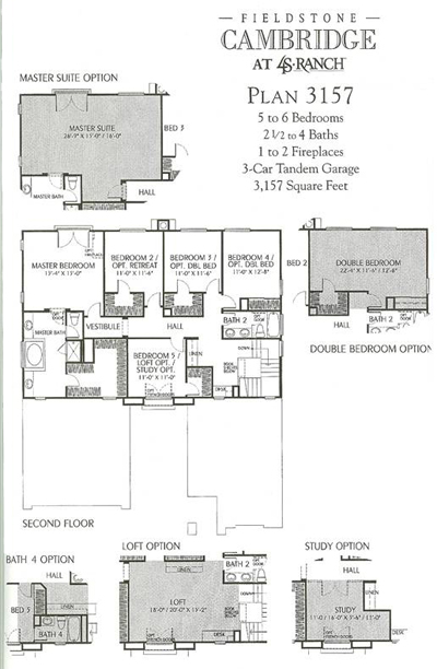 Cambridge Homes for Sale | 4S Ranch | Residence 2 Floorplans