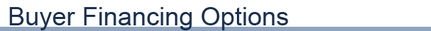 Buyer Financing Options | Team Q Re/Max