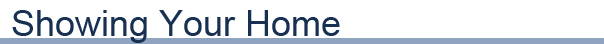 Showing Your Home | Team Q Re/Max