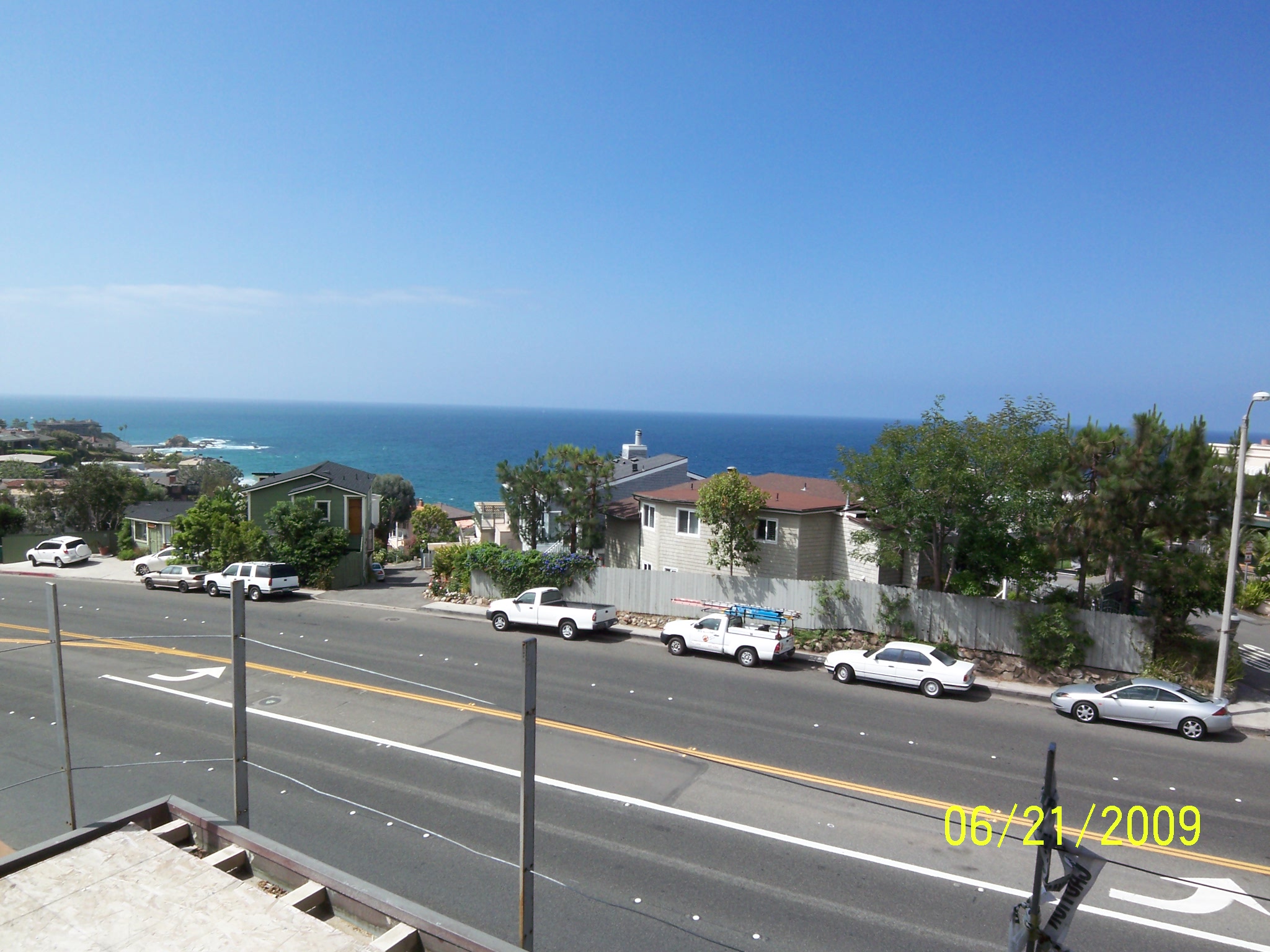 Laguna Beach home for sale.  Check out the view from the balcony.