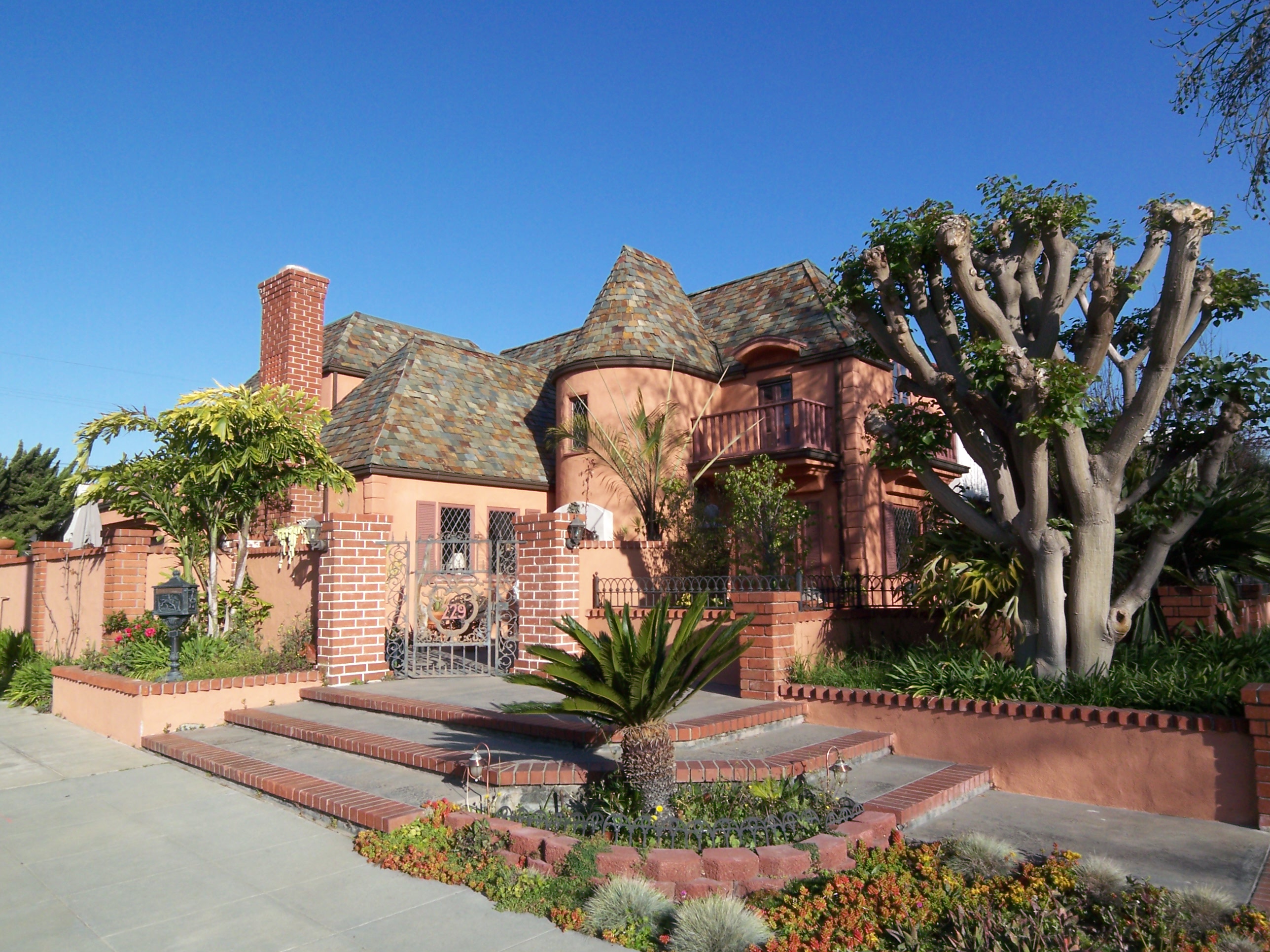 This is one of the coolest homes in Alamitos Heights neighborhood in Long Beach, California.