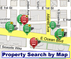 Search for properties for sale on a map of Long Beach and Southern California